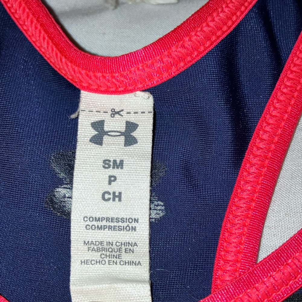 Under Armour Blue and Pink Sports Bra Intimates - Picture 2 of 3